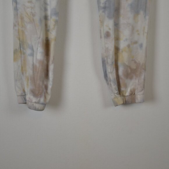 Young Fabulous & Broke Tie Dye Jogger Pants Womens L Drawstring Waist 3 Pockets - Picture 2 of 8